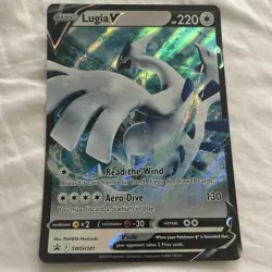 JUMBO Lugia V Oversized Card SWSH301 Black Star Promo Pokemon NM - Image 1