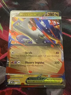 Pokemon TCG Mega Latias EX Black Star Promo Card MEP 011 NM/M Condition - Image 1