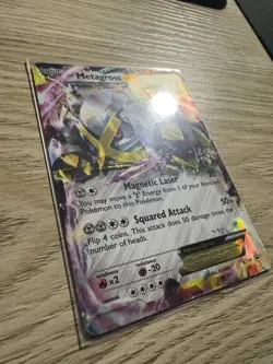 2014 Pokemon TCG Metagross EX Shiny Black Star Promos Ultra Rare Holo XY34 MP - Image 2