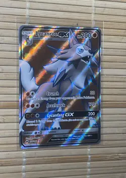 Lycanroc-GX 136/147 Burning Shadows Rare Ultra Full Art Pokemon TCG [NM] - Image 2
