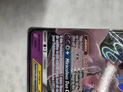 Pokemon Mewtwo & Mew Tag Team GX Unified Minds Holo Ultra Rare Card 71/236 NM - Image 3