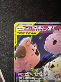 The Pokemon Company Togepi & Cleffa & Igglybuff GX 143/236 Cosmic Eclipse TAG T… - Image 2