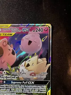 The Pokemon Company Togepi & Cleffa & Igglybuff GX 143/236 Cosmic Eclipse TAG T… - Image 4