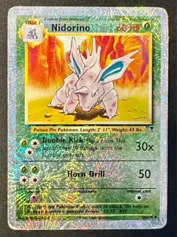 Nidorino 56/110 Legendary Collection Pokemon Card Reverse Holo Vintage WOTC - Hp - Image 1
