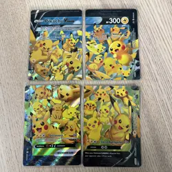 Pikachu V-Union [Set of 4] SWSH: Sword & Shield Promo Cards Holo - Image 1