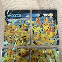 Pikachu V-Union [Set of 4] SWSH: Sword & Shield Promo Cards Holo - Image 2