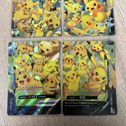 Pikachu V-Union [Set of 4] SWSH: Sword & Shield Promo Cards Holo - Image 3