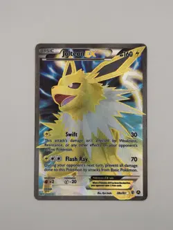 Jolteon EX 28a/83 Generations Ultra Rare Full Art Holo Pokemon Card * New * - Image 3