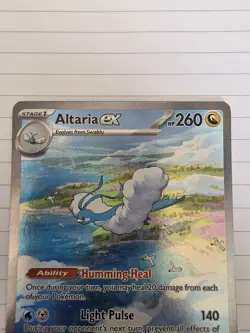 Pokemon TCG Altaria ex 253/182 SV04 Paradox Rift Holo SIR Full Art 260 HP - Image 2
