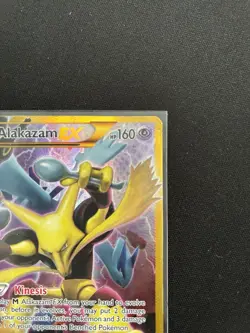 Pokemon Alakazam TCG EX Fates Collide 125/124 Secret Rare Full Art Holo Card - Image 2