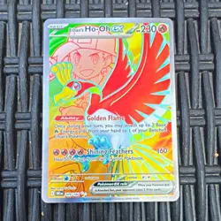Pokemon TCG Ethan’s Ho-Oh ex 209/182 SV10 Ultra Rare Holo - Image 1