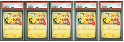 PSA 10 McDonald's Pikachu 020 Happy Set Promo 2025 Japanese Pokemon 5 sets - Image 2