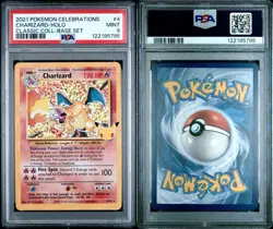 2021 Pokemon Celebrations Classic Collection #4 Charizard - Holo MINT PSA 9 - Image 3