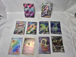 Pokemon Card Lot of 10 ULTRA RARES Full Art EX GX V ETC. RANDOM Sets NM/LP #2 - Image 2