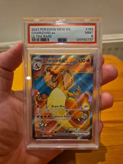 PSA 9 Charizard ex 183/165 Scarlet & Violet 151 Pokemon Card - Image 1