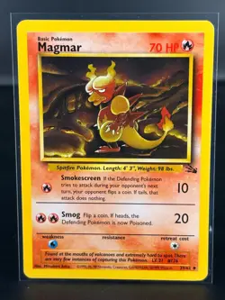 Magmar 39/62 Fossil Set Unlimited Vintage 1999 WOTC Pokemon - NM - 71 - Image 1