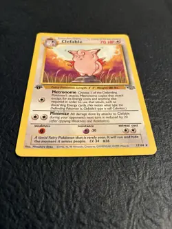 Pokemon 1999 TCG Jungle Regular Finish Card -- Clefable 17/64 1st Edition - Image 2