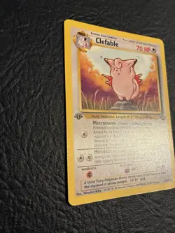 Pokemon 1999 TCG Jungle Regular Finish Card -- Clefable 17/64 1st Edition - Image 4