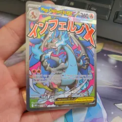 Pokemon Mega Charizard X EX 023 Mega Evolution Promo Foil 360 HP Card - Image 2