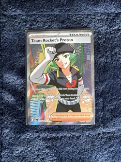 Team Rocket's Proton 227/182 Ultra Rare Destined Rivals Pokemon Near Mint - Image 1