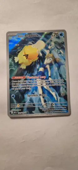 Pokemon TCG Misty's Psyduck Destined Rivals 193/182 Illustration Rare Card - Image 1