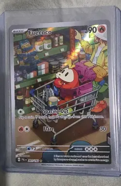 Pokemon TCG Fuecoco 201/193 Illustration Rare Holo Paldea Evolved 2023 - Image 1