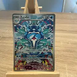 Pokemon TCG Palafin Sv03: Obsidian Flames Holo Illustration Rare Card 200/197 - Image 1