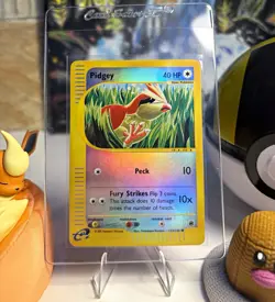 Pokemon TCG Pidgey 123/165 2002 Reverse Holo ENG Expedition Common 40 HP - Image 1