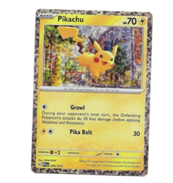 2023 McDonald's Pokemon Match Battle Trading Card TCG - Pikachu Foil 006/015 - Image 1