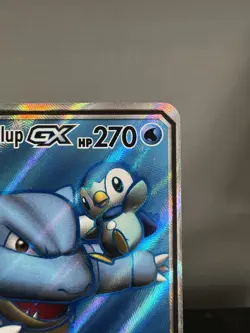 Pokemon TCG Blastoise & Piplup Tag Team GX Cosmic Eclipse Holo 215/236 *MINT* - Image 3