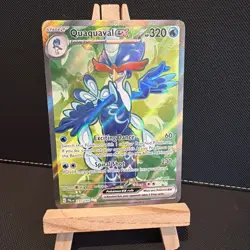 Pokemon TCG Quaquaval EX Holo Card Paldea Evolved 235/193 NM Condition - Image 1