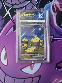 Pokemon TCG - Helioptile 143/132 - Mega Evolution - ACE 10 PERFECT SUBGRADES - Image 1