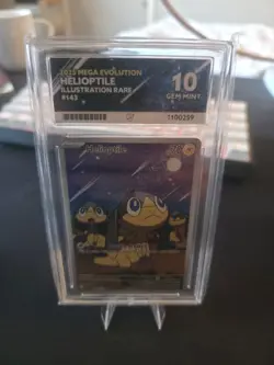 Helioptile 143/132 - Mega Evolution - Pokemon TCG ✨ ACE 10 ✨ - Image 1