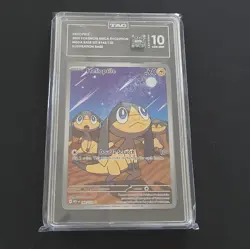 Pokemon TCG Helioptile 143/132 Me01 Mega Evolution Illus Rare Holo Eng TAG 10 - Image 1