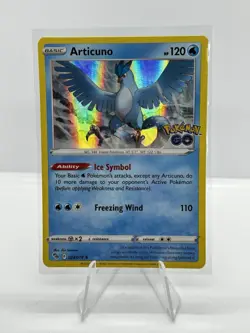 Articuno 24/78 Pokemon GO STAMP Holo Rare Pokemon Card TCG - Image 1