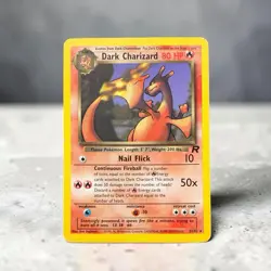 Dark Charizard 21/82 Team Rocket Non Holo Pokemon Card WOTC NM/LP Vintage Rare - Image 1