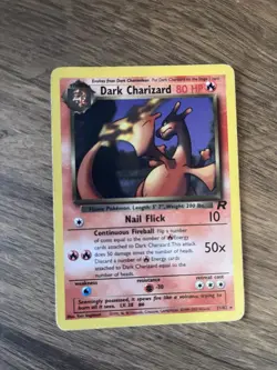 Dark Charizard 21/82 Team Rocket Non Holo WOTC 2000 Pokemon Card MP Vintage - Image 2
