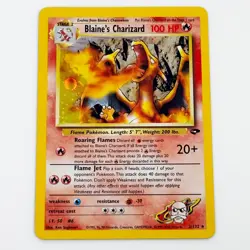 Pokemon Blaine's Charizard #2 Gym Challenge Holo Rare NM/LP Card Vtg WotC 2000 - Image 4
