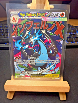 Pokemon TCG Mega Charizard X ex MEP023 – Mega Charizard UPC Full Art Promo – NM - Image 1