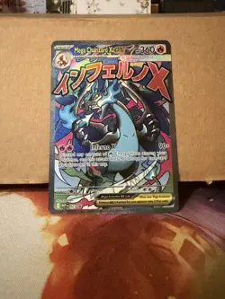 Mega Charizard X EX MEP 023 UPC Promo Full Art Card Pokemon TCG Near Mint - Image 1