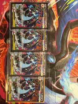 4 Mega Charizard X ex MEP 23 & 4 Oricorio ex MEP 24 SIR Pokemon TCG UPC Promo - Image 1