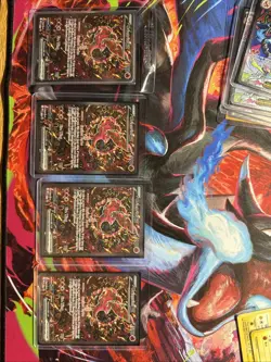 4 Mega Charizard X ex MEP 23 & 4 Oricorio ex MEP 24 SIR Pokemon TCG UPC Promo - Image 2