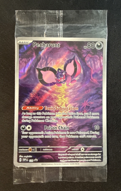 Pecharunt SVP 129 - S&V - Black Star Promo Holo - Pokemon TCG Card NM - Sealed - Image 1