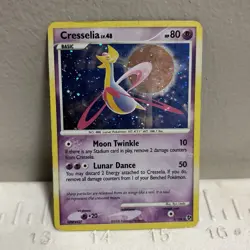 Pokemon TCG Cresselia Holo Rare 02/106 Great Encounters Heavily Played - Image 1