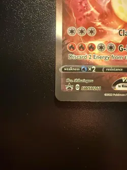 Pokemon TCG Charizard VMAX SWSH261 Sword & Shield Promo Holo English 2022 - Image 2
