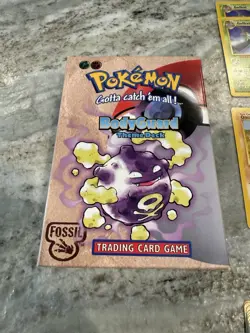 Pokemon Wizards of the Coast FOSSIL BodyGuard Theme Deck Trading Cards 1999 - Image 2