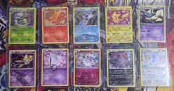Pokemon TCG Radiant Collection Holo 10-Card Lot English 2016 Pikachu & More - Image 1