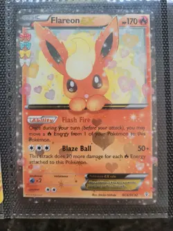 Flareon EX RC6/RC32 Generations Radiant Collection Holo Pokemon Card TCG 2016 NM - Image 2