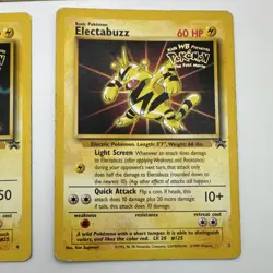 The First Movie WB Pokemon TCG Promo 3-Card Lot Pikachu Dragonite Electabuzz - Image 4