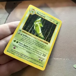 Metapod Shadowless 1st Edition 54/102 Pokemon TCG Base Set - LP - Image 3